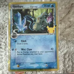 Pokemon SWSH Promo Mimikyu SWSH136 Oversized 70 HP Filch 25th Anniversary - Image 1