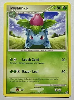 Ivysaur 51/132 (LP) Uncommon Diamond & Pearl: Secret Wonders 2007 Pokemon Card - Image 1