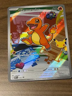 Charmander 038 Full Art Promo First Partner Collection 30th Anniversary Pokemon - Image 1