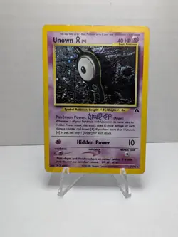 Pokemon Unown A 14/75 Holo Neo Discovery Unlimited 2001 MP+ - Image 1