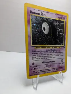 Pokemon Unown A 14/75 Holo Neo Discovery Unlimited 2001 MP+ - Image 2