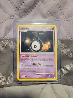 Pokemon TCG Unown [T] 67/123 Mysterious Treasures Uncommon card - Image 1