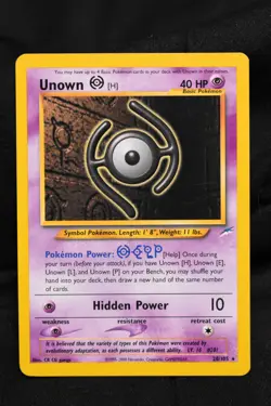 Unown [H] 28/105 NM Neo Destiny Regular Rare Unlimited Pokemon TCG - Image 1