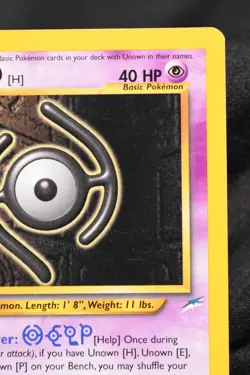 Unown [H] 28/105 NM Neo Destiny Regular Rare Unlimited Pokemon TCG - Image 3