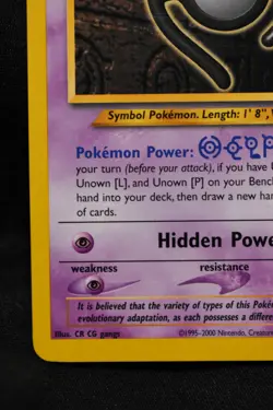 Unown [H] 28/105 NM Neo Destiny Regular Rare Unlimited Pokemon TCG - Image 5
