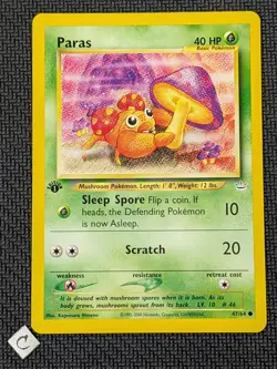 Paras 47/64 - Neo Revelation 1st Edition Pokemon TCG NM - Image 1
