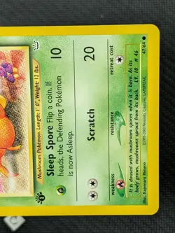 Paras 47/64 - Neo Revelation 1st Edition Pokemon TCG NM - Image 5