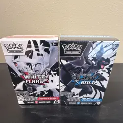 Pokemon TCG Scarlet & Violet White Flare & Black Bolt Booster Boxes (2) English - Image 1