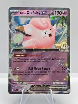 Lillie's Clefairy ex 056/159 Double Rare Journey Together Pokemon NM - Image 1