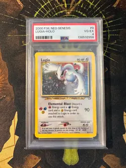 Pokemon Lugia 9/111 Neo Genesis Holo Vintage PSA 4 - Image 1