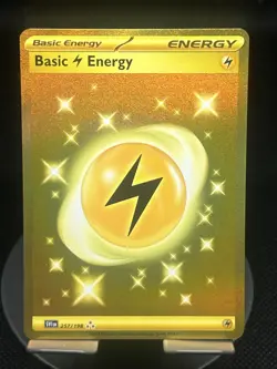 Pokemon TCG Basic Lighing Energy 257/198 Scarlet & Violet Hyper Rare NM - Image 1