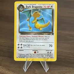 Dark Dragonite 22/82 Team Rocket Unlimited Pokemon LP - Image 1