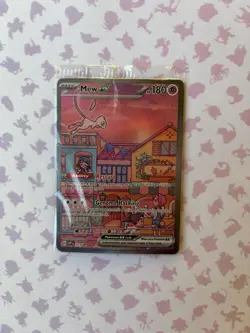 Mew ex SVP 053 Pokemon TCG Scarlet Violet 151 Black Star Promo Full Art SEALED - Image 1
