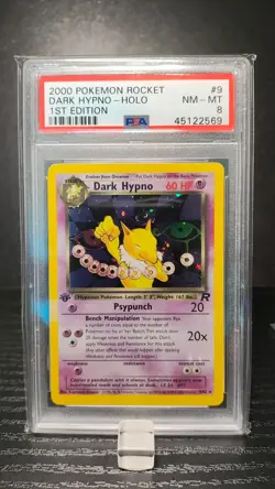 Dark Hypno - Holo (swirl) - 9/82 Team Rocket 1st Edition - PSA 8 NM-Mt - Pokemon - Image 4