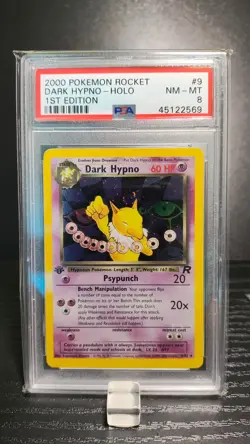 Dark Hypno - Holo (swirl) - 9/82 Team Rocket 1st Edition - PSA 8 NM-Mt - Pokemon - Image 5