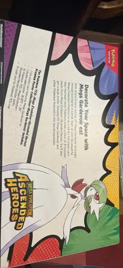 Pokemon TCG Mega Evolution Ascended Heroes Mega Gardevoir ex Poster Box Promo - Image 2