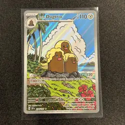 Pokemon Surging Sparks Alolan Dugtrio 208/191 Illustration Rare - Image 1