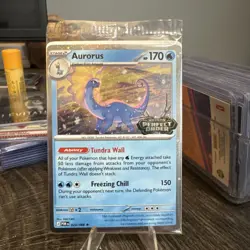 Aurorus 024/088 Cosmo Holo Stamped Promo - Pokemon TCG Perfect Order - NM Sealed - Image 1