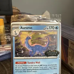 Aurorus 024/088 Cosmo Holo Stamped Promo - Pokemon TCG Perfect Order - NM Sealed - Image 2