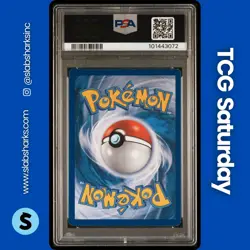 2012 POKEMON BLACK & WHITE NEXT DESTINIES PRERELEASE #12 ARCANINE HOLO PSA 7 - Image 2