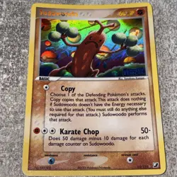 Sudowoodo Holo 15/115 Pokemon EX Unseen Forces 2005 - Image 1