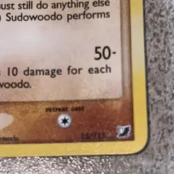 Sudowoodo Holo 15/115 Pokemon EX Unseen Forces 2005 - Image 3