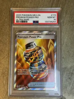 2025 POKEMON MEG EN PREMIUM POWER PRO ULTRA RARE #174 💎 PSA 10 - Image 2