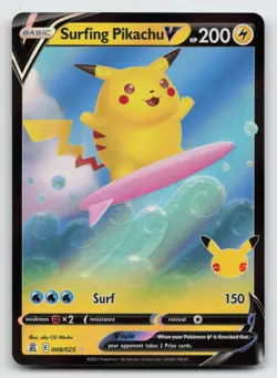 Flying Pikachu V 006/025 Sword & Shield Celebrations Pokemon TCG NM - Image 1
