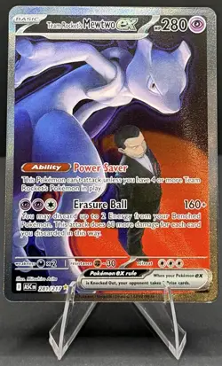Pokemon: Team Rocket's Mewtwo EX 281/217 SIR - Ascended Heroes - Image 1