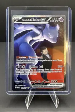 Pokemon: Team Rocket's Mewtwo EX 281/217 SIR - Ascended Heroes - Image 4