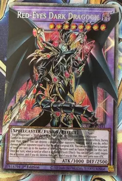 Yugioh RA05-EN141 Red-Eyes Dark Dragoon Extended Art Starlight 1st Edition NM - Image 1