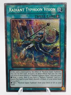 Radiant Typhoon Vision 1st Edition Starlight Rare RA05-EN075 Yu-Gi-Oh! - Image 1
