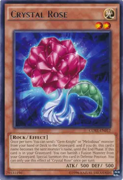 1x (HP) Crystal Rose - CORE-EN012 - Rare - Unlimited Edition YuGiOh - Image 1