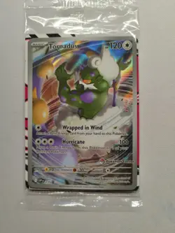 Pokemon TCG Tornadus SVP210 Black Star Promo Sealed Pokemon Center Stamped - Image 1