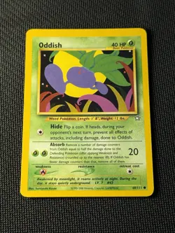 Oddish 68/111 - Pokemon Neo Genesis LP 2 - Image 1
