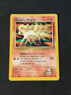 Blaine's Ponyta 63/132 - Pokemon Gym Heroes - Image 1