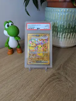 Pokemon TCG Pikachu EX 247/191 Surging Sparks Hyper Rare PSA 10 - Image 1