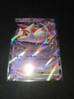 Pokemon Card Latias EX 076/191 Surging Sparks Double Rare Near Mint - Image 1