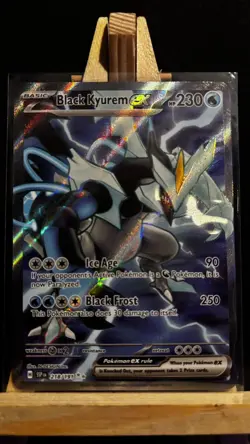 Black Kyurem ex 218/191 - Full Art Ultra Rare - Surging Sparks Pokemon Card NM2 - Image 1