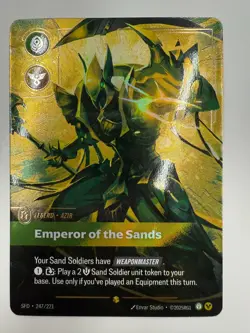 Riftbound: Spiritforged - Emperor of the Sands - Legend Azir 247/221 - Image 1
