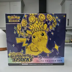 Pokemon TCG Exclusive Surging Sparks Sealed Pokemon Center Elite Trainer Box ETB - Image 1