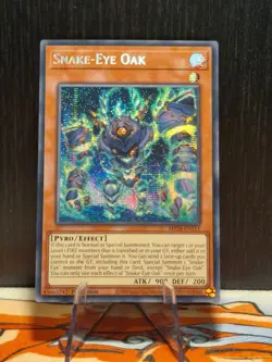 MP24-EN111 Snake-Eye Oak Prismatic Secret Rare 1st Ed YuGiOh - Image 1