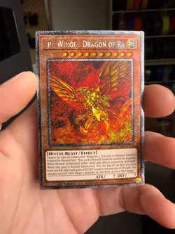 Yugioh! The Winged Dragon of Ra RA03-EN137 Platinum Secret Rare 1st Edition NM - Image 1