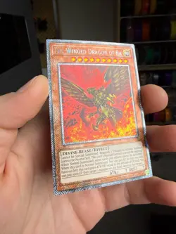 Yugioh! The Winged Dragon of Ra RA03-EN137 Platinum Secret Rare 1st Edition NM - Image 2