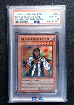 Gravekeeper's Chief PGD-065 Pharaonic Guardian 1st Edition PSA 8 - Image 1