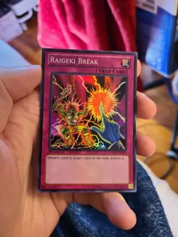Yugioh Raigeki Break LCYW-EN286 1st Super Rare - Image 1