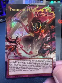 Dominus Purge RA05-EN150 [Extended Art] Ultra Rare Rarity Collection V Yugioh NM - Image 1
