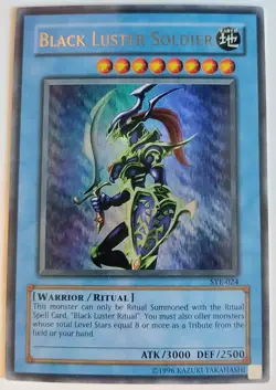 Black Luster Soldier SYE-024 Ultra Rare Unlimited Edition Yugioh Tcg MP - Image 1
