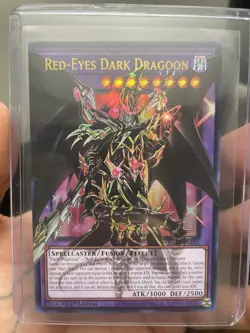Yu-Gi-Oh! TCG Red-Eyes Dark Dragoon Ultra Rare Extended Overframe Mint Condition - Image 1