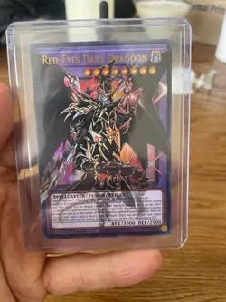 Yu-Gi-Oh! TCG Red-Eyes Dark Dragoon Ultra Rare Extended Overframe Mint Condition - Image 2